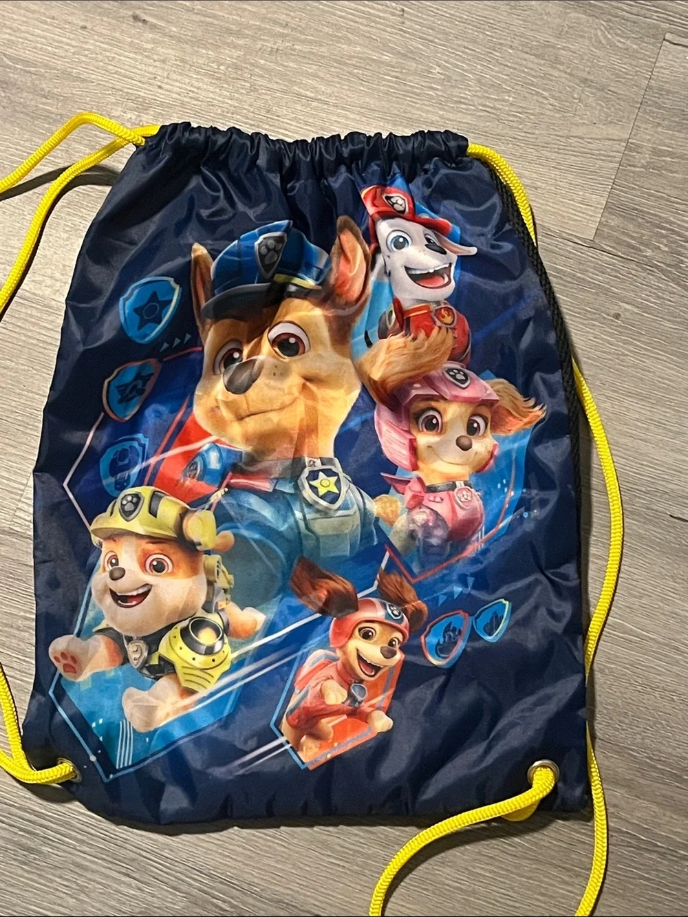 Paw Patrol Plush Character Treat Pouch in Blue, Tan, Brown Holloween basket